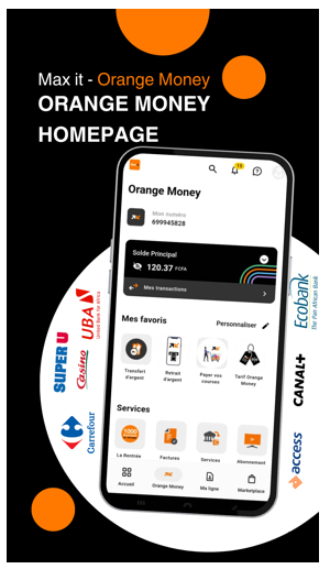 3 Orange Money on Max it - OM Homepage
